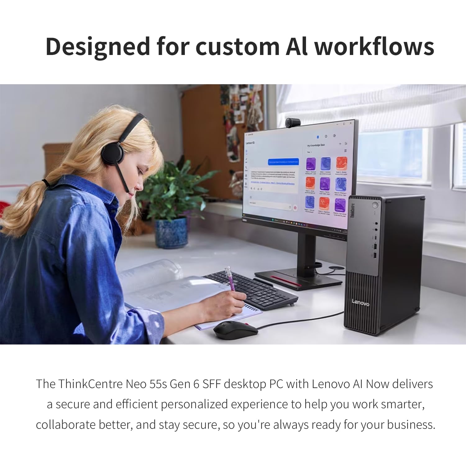 Amazon.com: Lenovo ThinkCentre Neo 55s Gen 6 A.I. PC • 8-core AMD