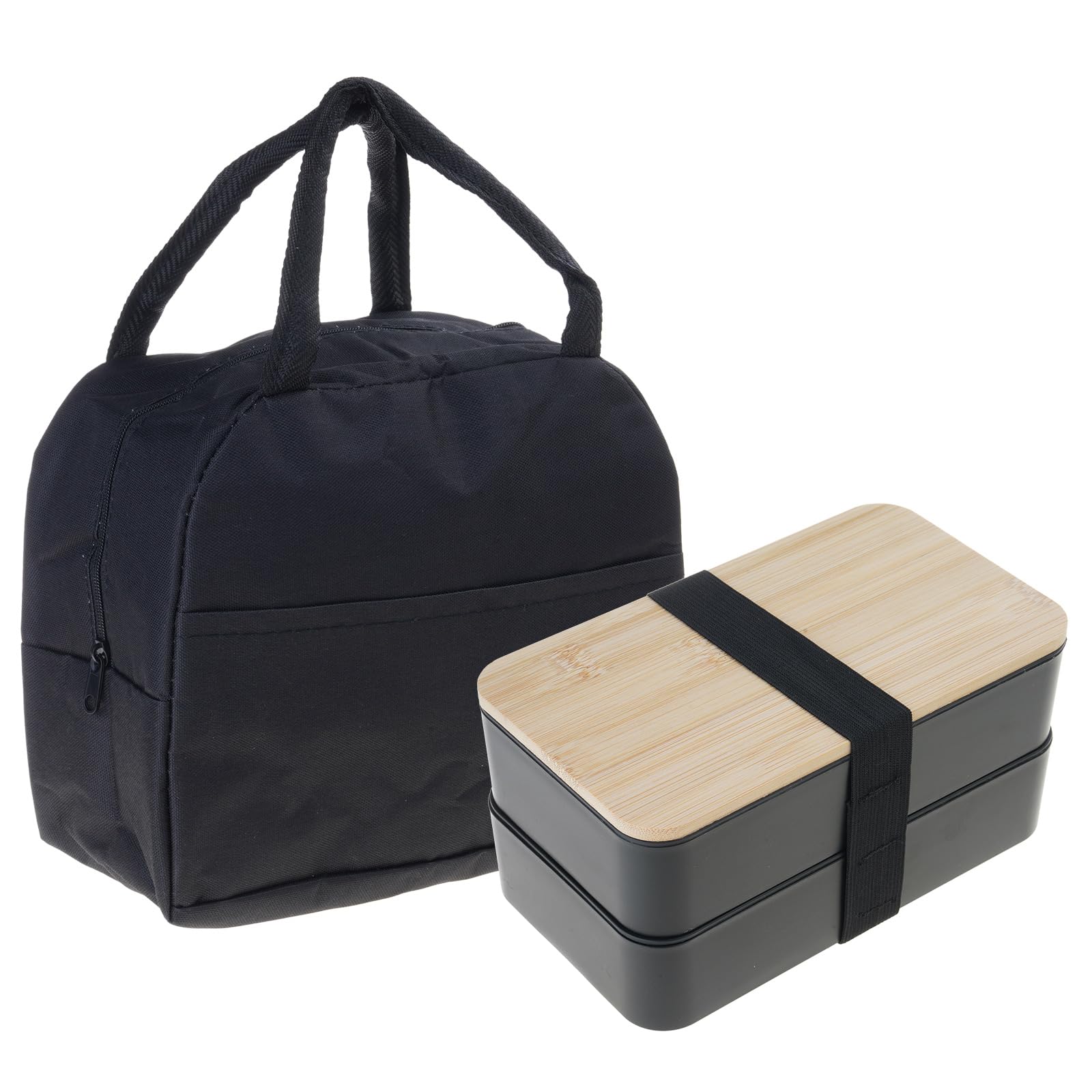 Xinsheinelry Multi Compartment Lunch Container Meal Packaging Box Lunch Container with Sections and Insulated Bag Portable Case