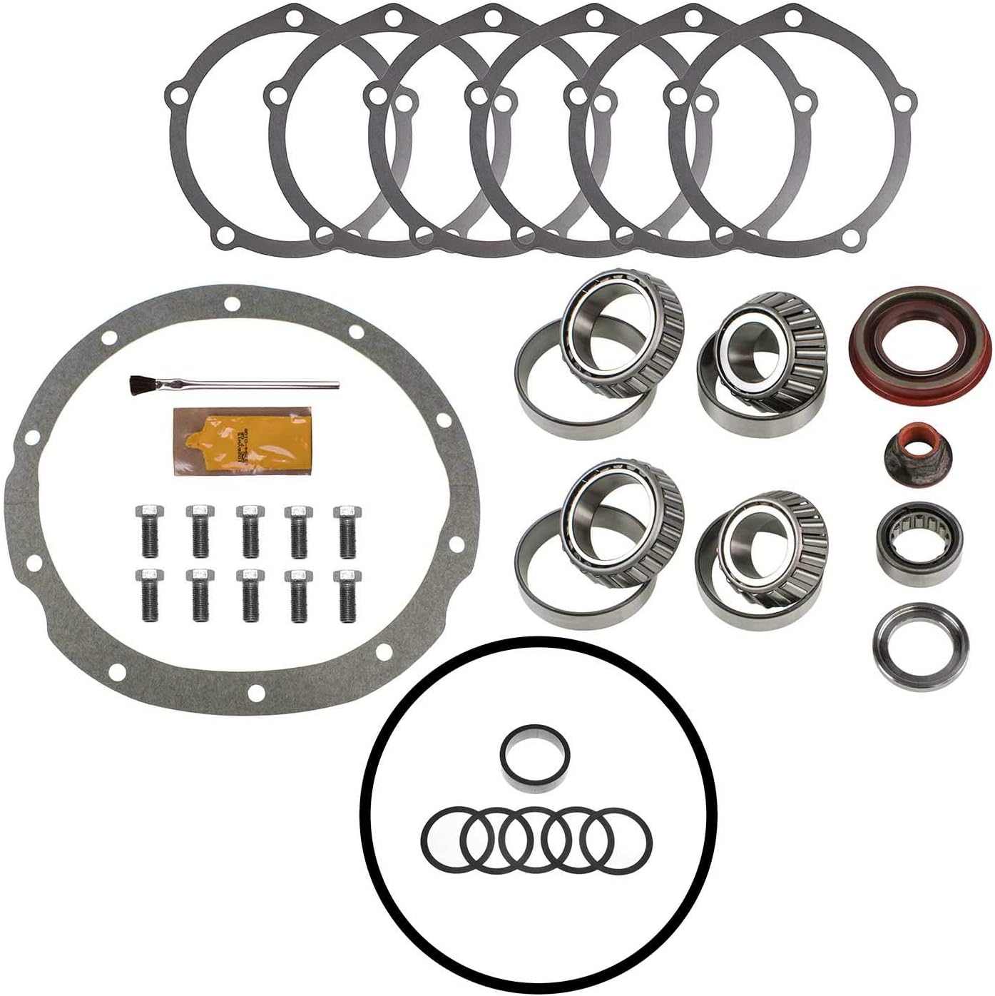 Motive Gear R9R325MK Ford 9" Master Bearing Kit, 3.25" Carrier, Daytona Pinion Support, Compatible with Ford Bronco, F-150, Mustang, Thunderbird, Mercury Cougar, Lincoln Continental (1955-1986)