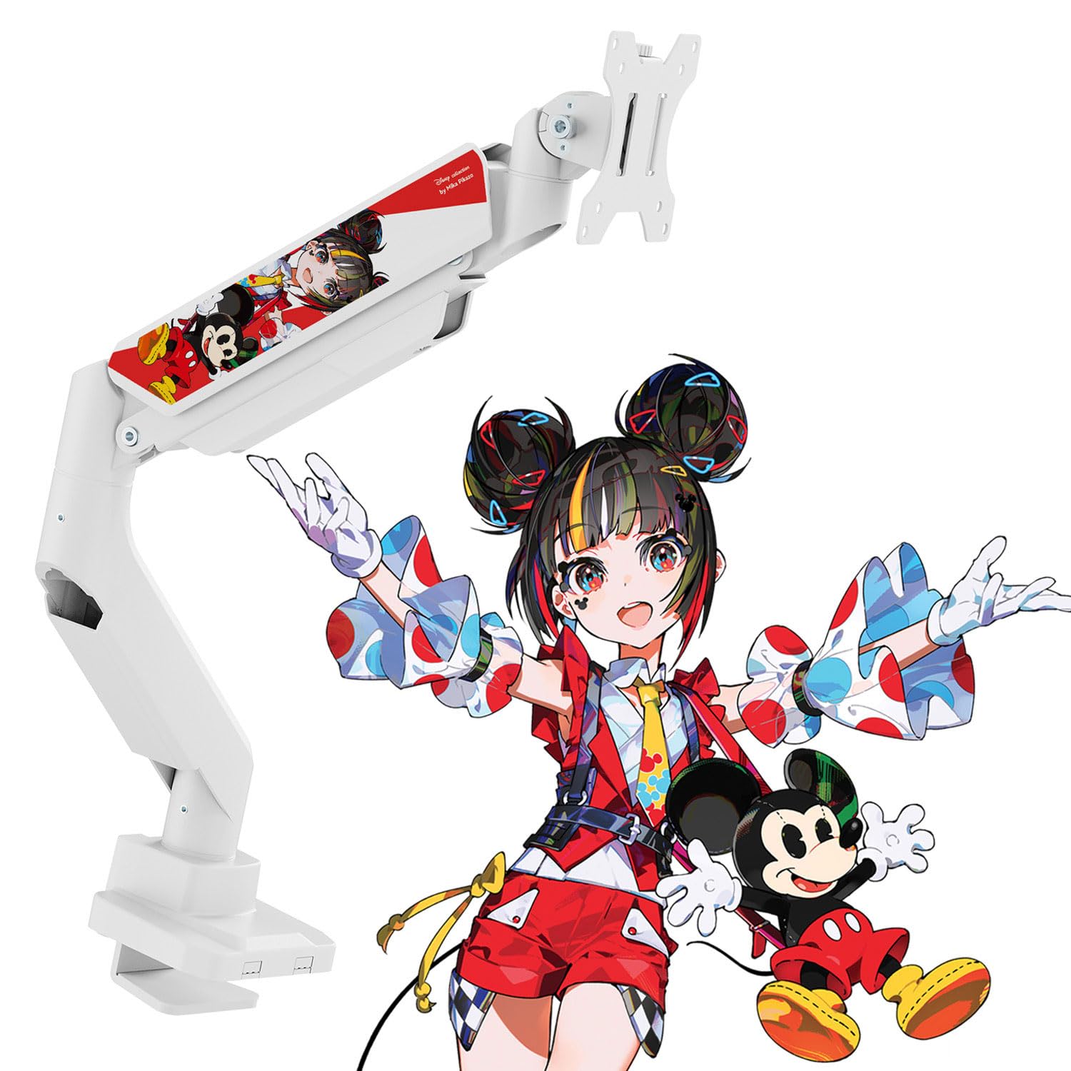 Amazon.co.jp: Pixio PS2S White モニターアーム シングル