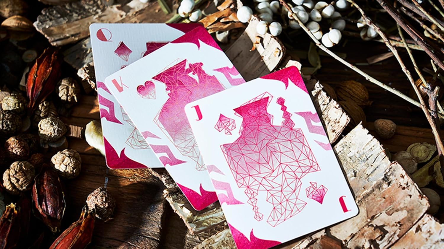 Murphy's Magic Supplies, Inc. Lonely Wolf (Pink) Playing Cards by Bocopo