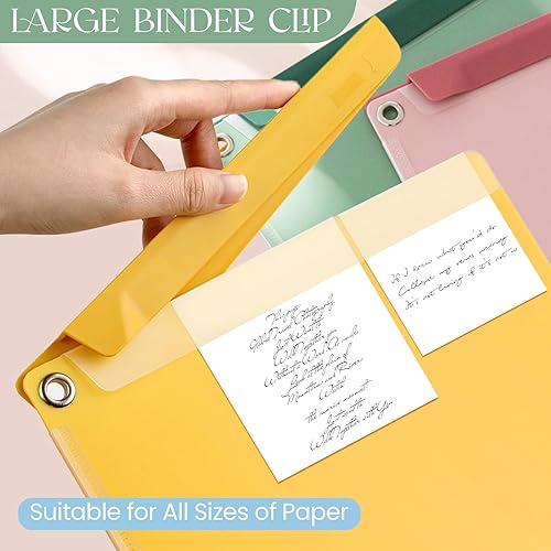 Miniatura 4 de NEWEST - 2 portapapeles de plástico con almacenamiento, portapapeles de clip con soporte para bolígrafo, portapapeles de almacenamiento resistente