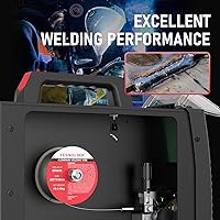 Vista 3 de YESWELDER - Alambre de soldadura de aluminio con silicio, ER4043 de 0.89 mm de diámetro, carrete de plástico ABS fuerte de 1 libra, alambre MIG