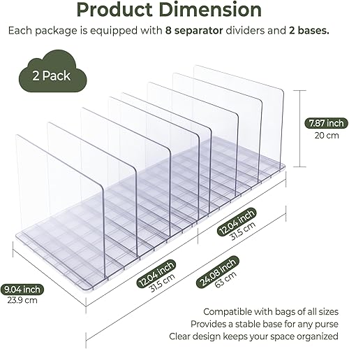 Miniatura 2 de Acriloom Essentials - Organizador de monedero para armario