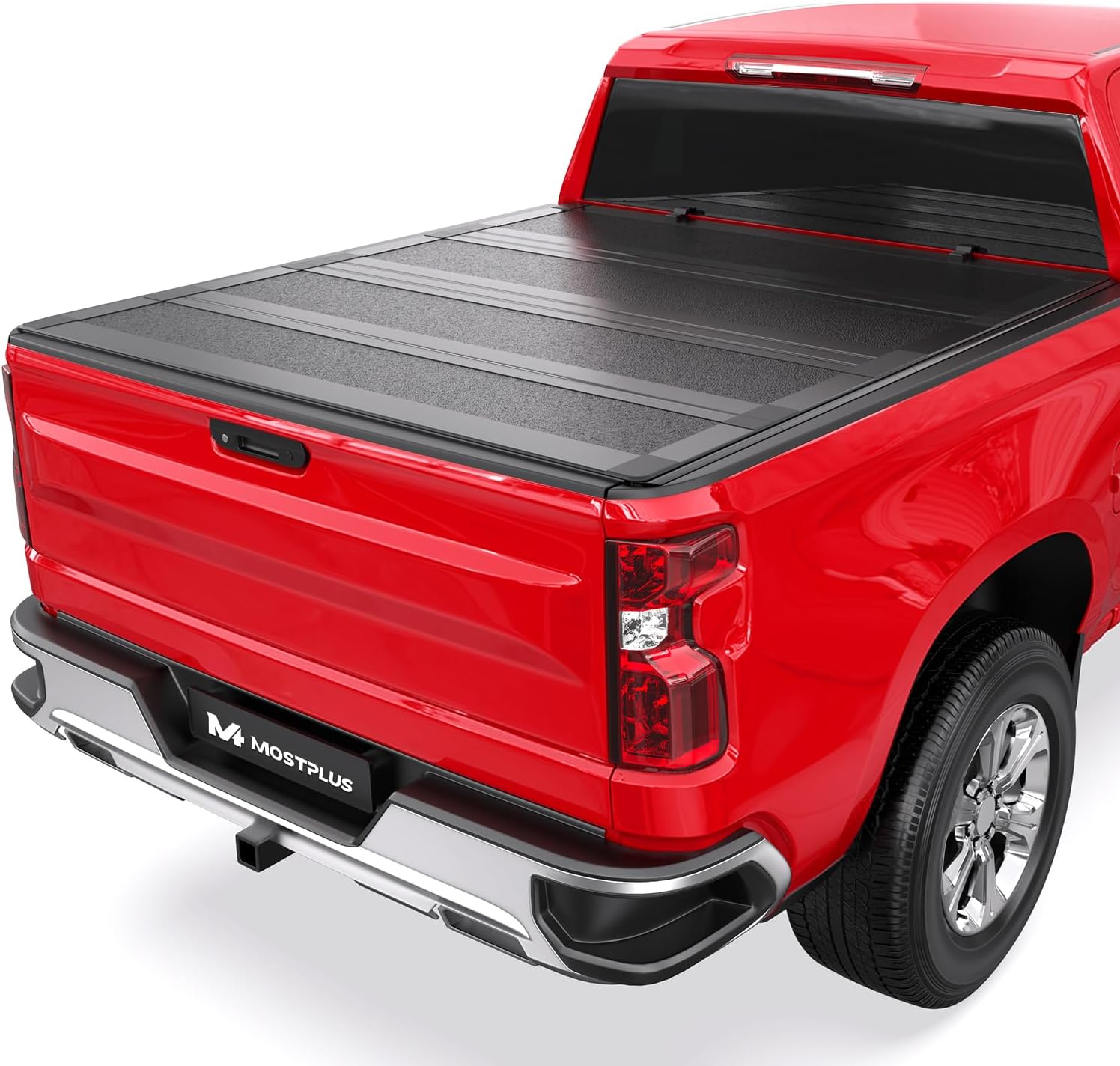 MOSTPLUS Truck Bed Tonneau Cover Compatible for Chevy Colorado 2015-2025/Compatible for GMC Canyon 2015-2025 (4-Fold Hard 5'' FT 60 inch Low Profile Bed Cover)