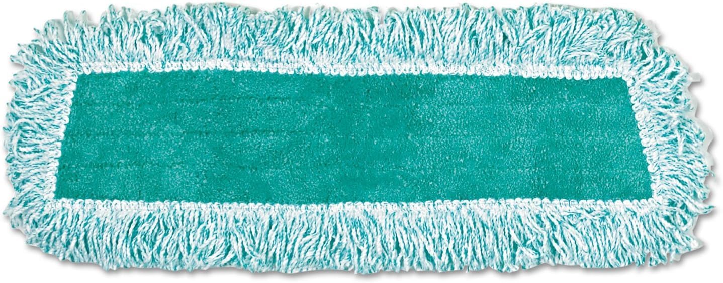 Rubbermaid Commercial Products Light Commercial Microfiber Dust Pad with Fringe, 18 inch, Green, For Janitorial/Professional Cleaners for Light-Duty Cleaning/Dusting/Sweeping image 4