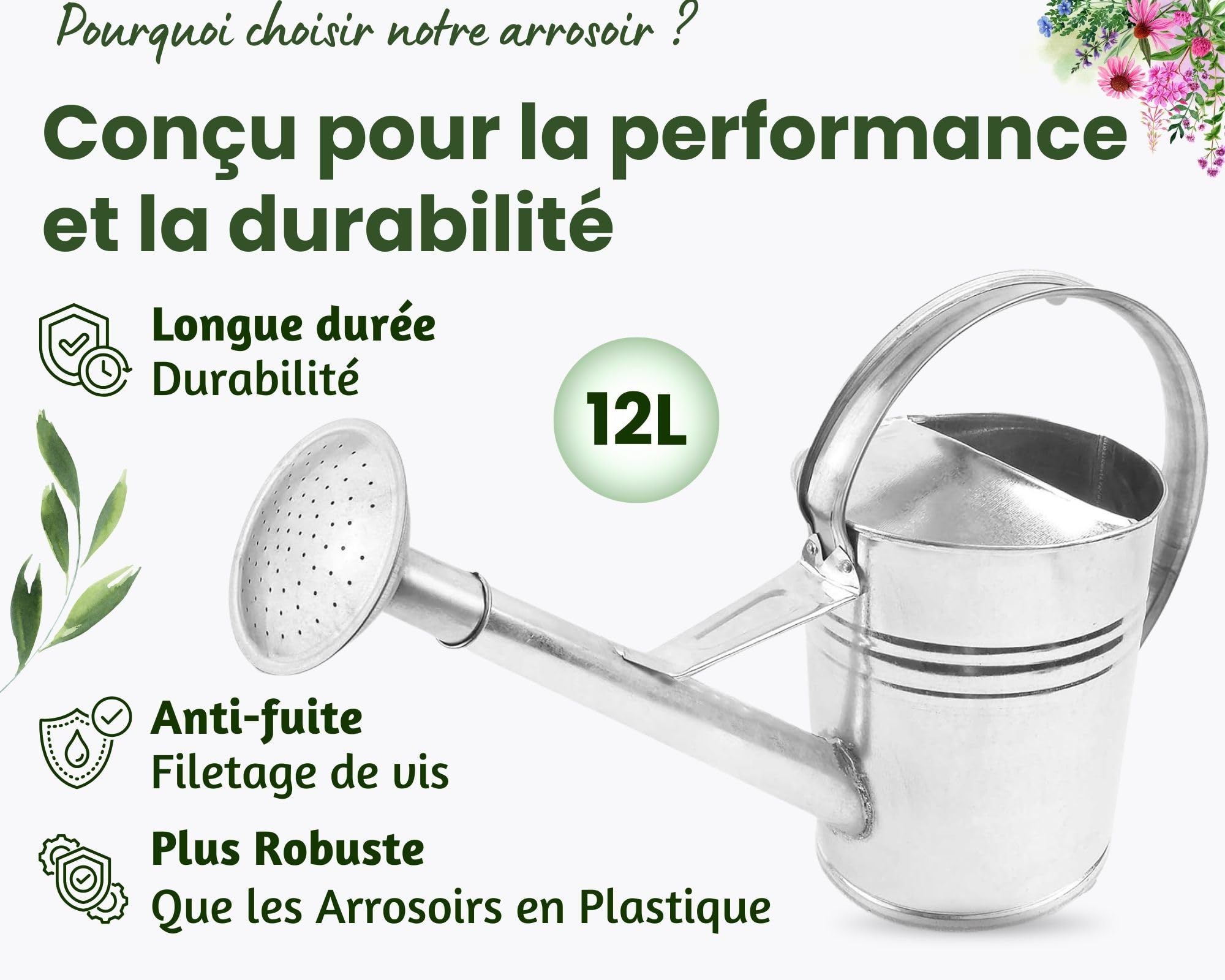 Fabricant D'arrosoir En Acier Inoxydable De 2,5 L, Entreprise