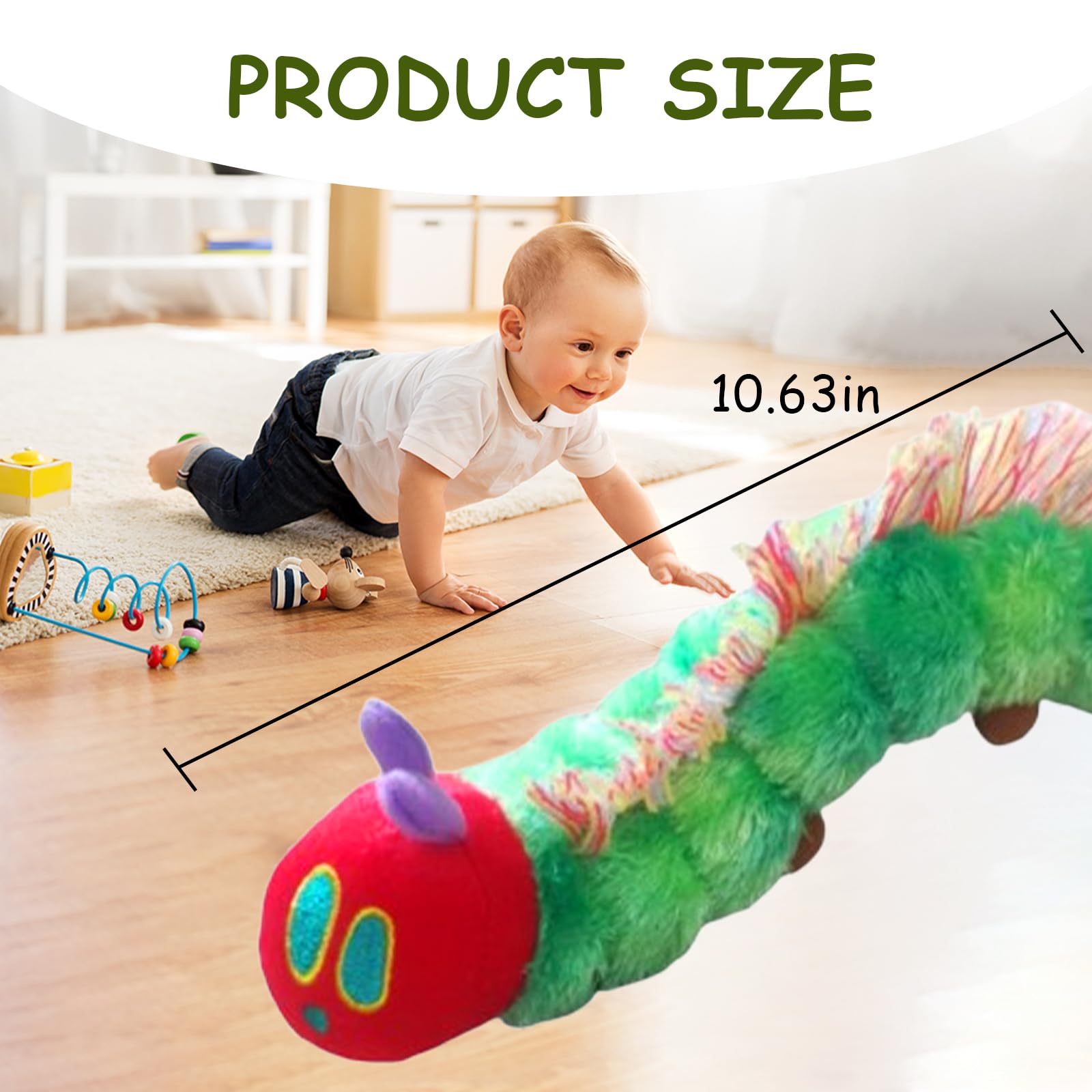 Peluche Oruga Muy Hambrienta Para Bebes Y Ninos | Meses sin interés Peluche Oruga Muy Hambrienta Para Bebes Y Ninos | Meses sin interés