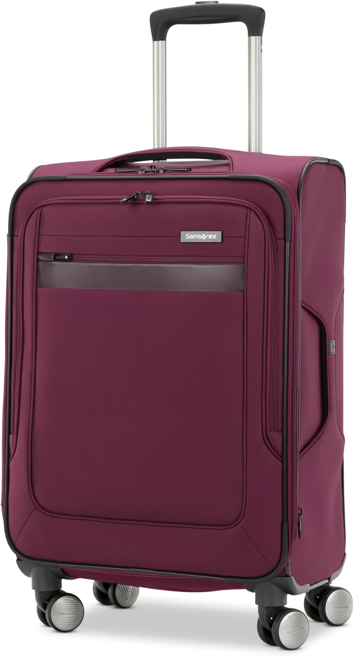 Ascella 3.0 Softside Expandable Luggage with Spinner Wheels, CO EXP Spinner, Light Plum
