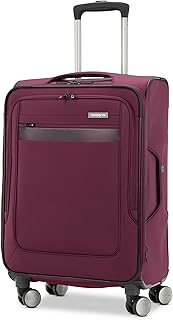 Samsonite Ascella 3.0 Softside Expandable Luggage with Spinner Wheels, CO EXP Spinner, Light Plum