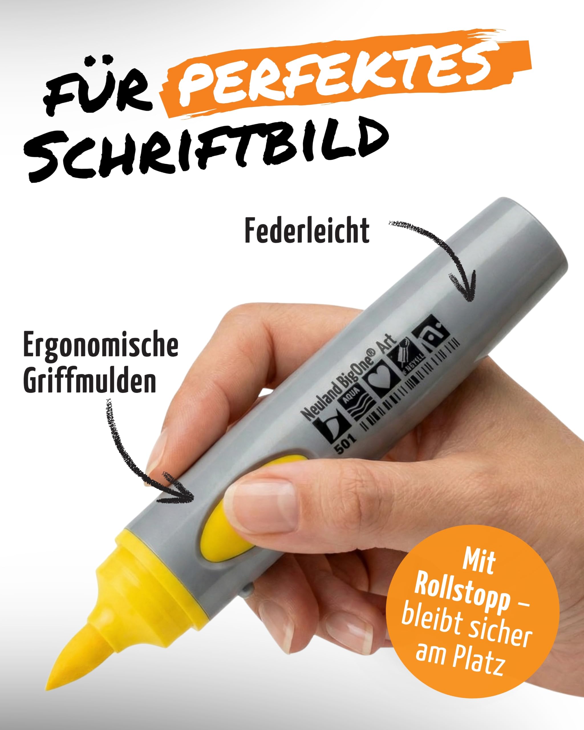 Neuland Marker Starterkit I 8er Mix Set mit verschiedenen Spitzen & Farben I Nachfüllbare & ergonomische Moderationsmarker, Outliner & Fineliner für kreative Visualisierung & Workshops