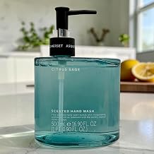 Asquith & Somerset Citrus Sage Scented Hand Wash in Glass Container
