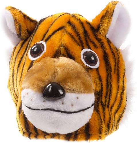 Miniatura 4 de Tigerdoe Sombrero de animal - Disfraces de animales - Disfraz de león - Sombrero de tigre - Disfraz de oso - Juego de 3 sombreros de animales,