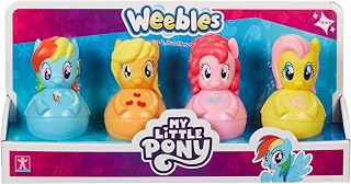 Character Options 07756 Four Pack, Weebles Wobble, Preschool Figures, My Little Pony Toys, multi-color