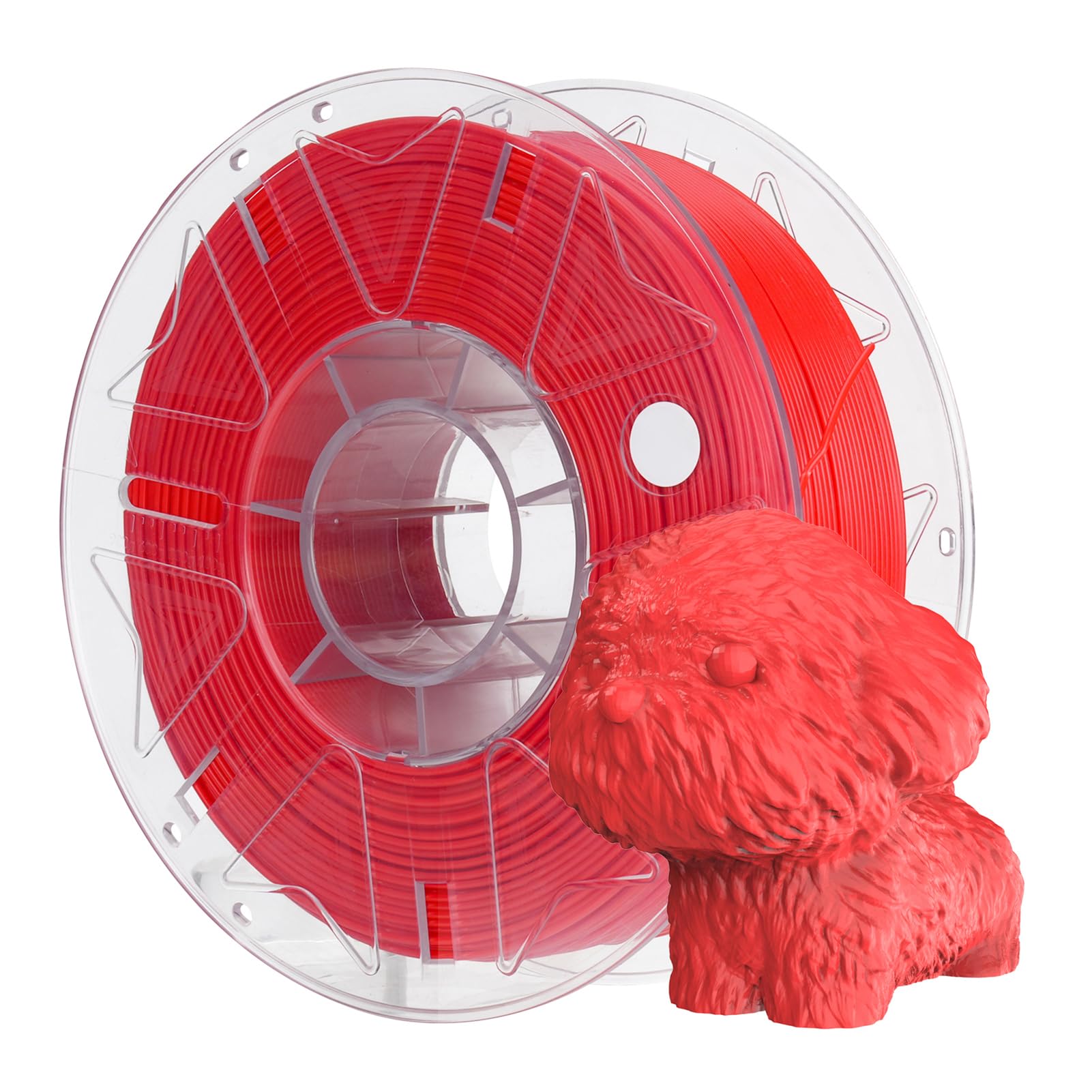 Fafeicy Filament PLA, materiał do Drukowania 3D o Wysokiej Płynności, o Dużej Prędkości i Zwiększonej Wytrzymałości do Drukarek 3D 1,75 Mm 1 Kg