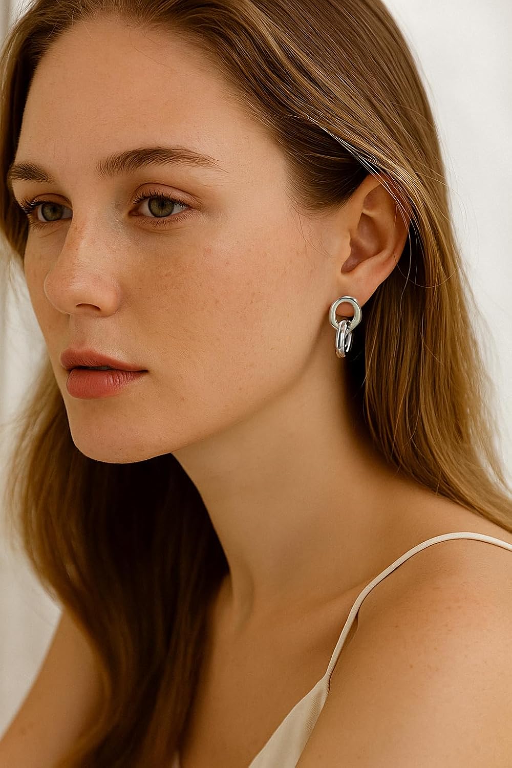 Gold Earrings For Women Dangle Drop Statement Elegant Earring Jewelry Gifts - Image 4