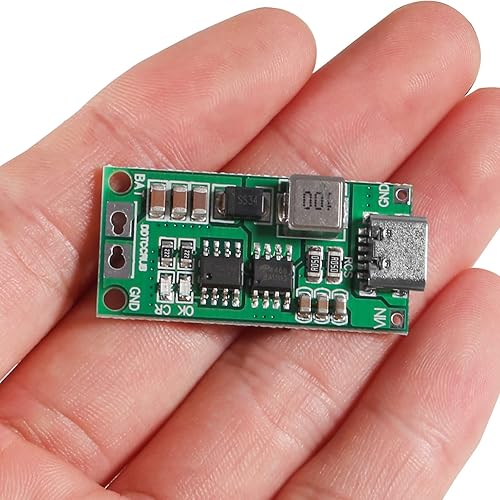 Miniatura 8 de AITIAO 2 unids 2S 4A Tipo-C USB Li-ion Batería de carga de la placa de protección de carga Boost módulo de carga DC 8.4V 12.6V 16.8V