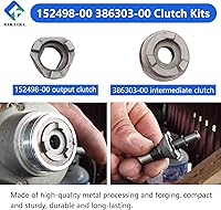 Vista 5 de Paquete de 6 kits de embrague 152498-00 386303-00 compatibles con embrague de salida DW255-AR tipo 2/3 y embrague intermedio COMBO00194