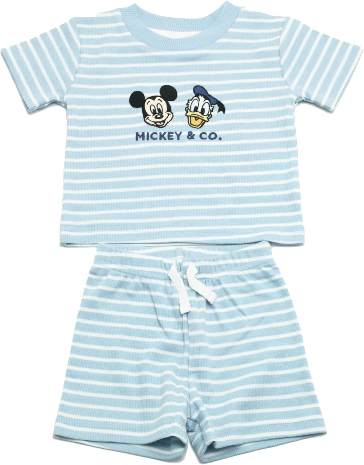 Magic Threadz Disney Clothes Baby Boys 3-Piece Short Set – Mickey, Pooh, Simba, Dumbo, & Spiderman Outfit Set (0M–9M)