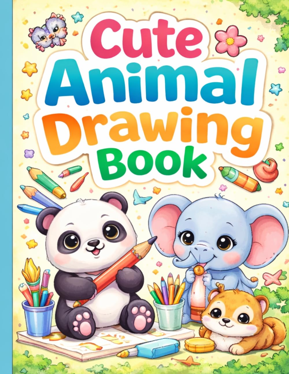 Cute Animal Coloring Book: Fun & Easy Coloring Pages for Ages 3–8 | Big, Bold & Simple Designs