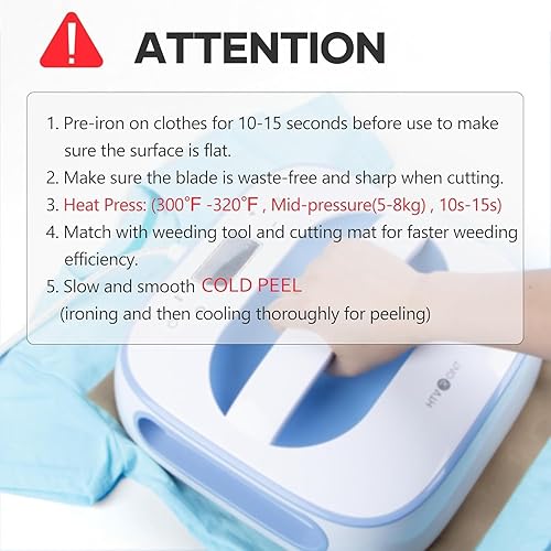 Miniatura 102 de HTVRONT - Rollo de vinilo termotransferible, 12 in x 8 ft, para diseños en camisetas, fácil de cortar y despegar, para planchar y máquinas Cricut