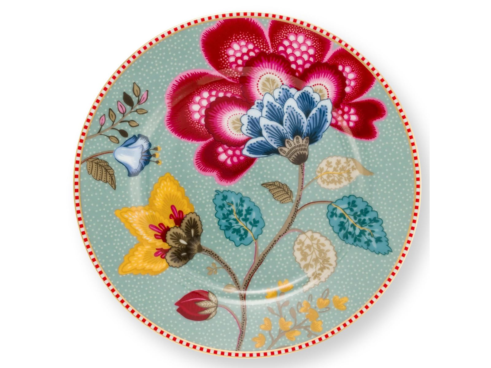Pip Studio Blooming Tales Fantasy Blue Teller 17cm