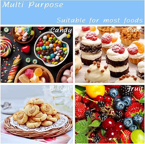 Miniatura 4 de Paquete de 50 unidades de tazas de postre cuadradas de 3.5 oz, tazas de postre de plástico transparente, tazas desechables para degustación, ideales