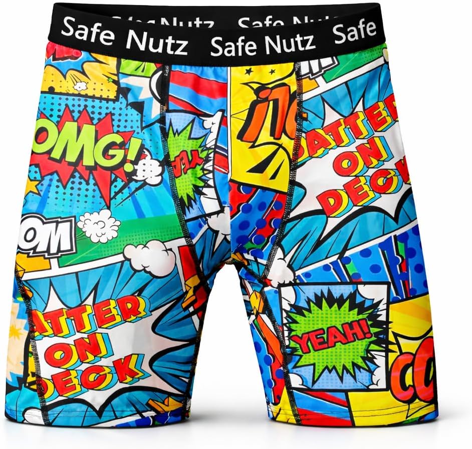 Youth Safe Nutz Compression Shorts - Batter On Deck (Built-in Cup)