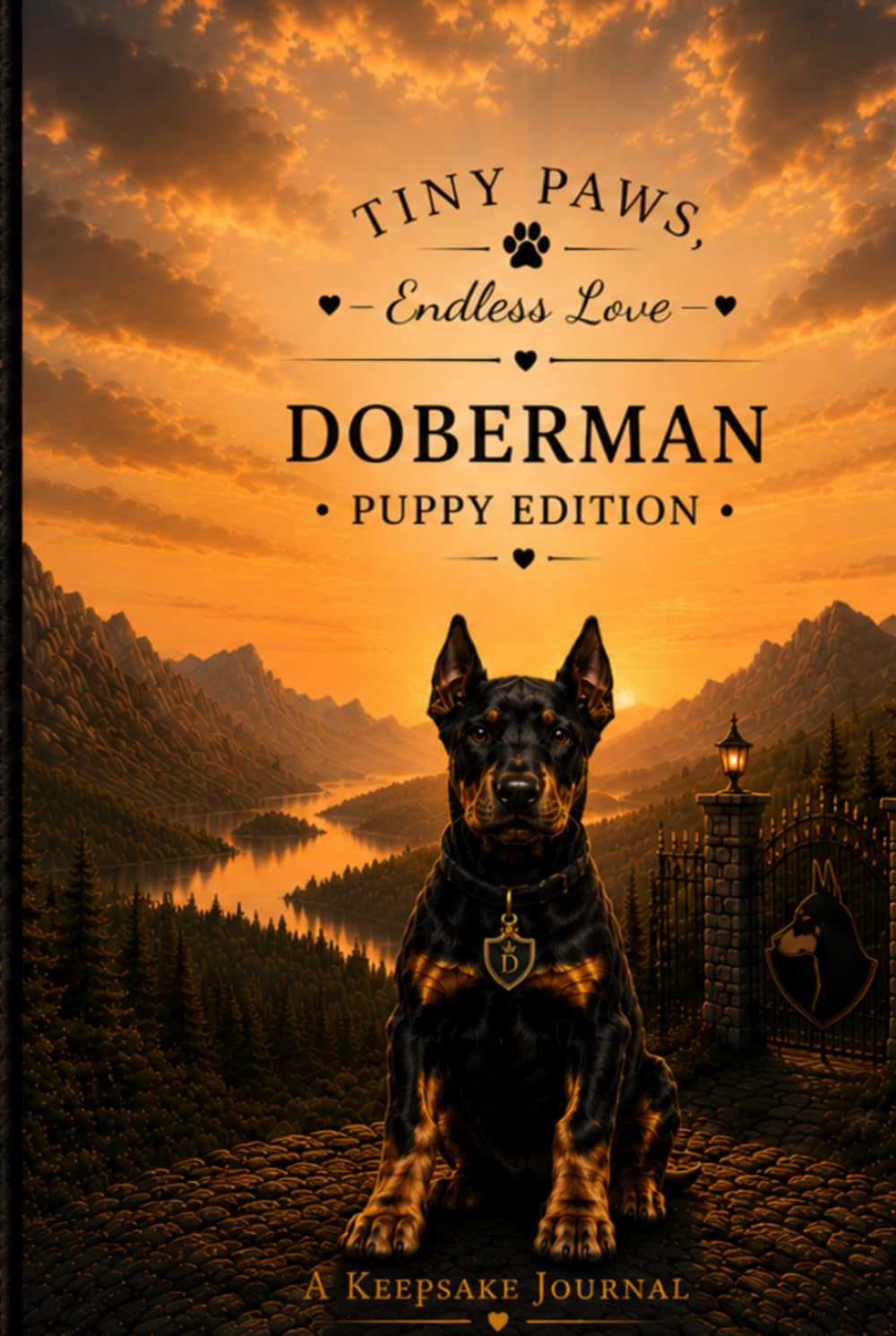 Tiny Paws - Endless Love: Doberman Puppy Keepsake Journal, Memory Book & First Year Milestone Tracker