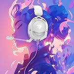 IMYB A88 Gaming Headset with Mic for Ps5, Pc, Xbox One Series X/s, Ps4, Switch, Stereo Wired Noise Cancelling Headphones with Microphone for Computer, Laptop, Mac, Nintendo, Games (Purple)
