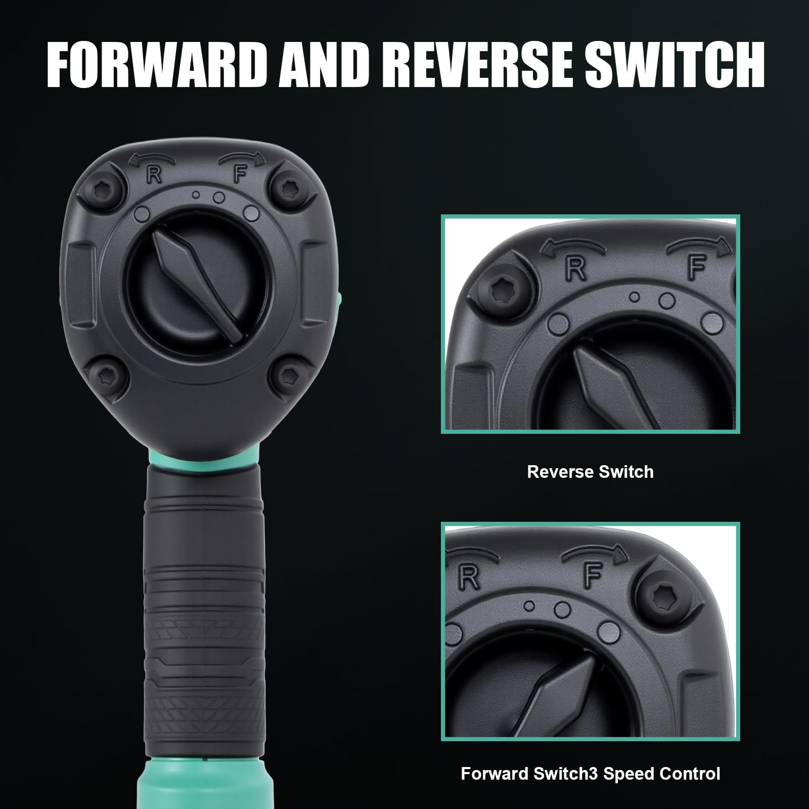 Dotool Air Impact Wrench - 880 ft-lbs Torque -5 Dotool Air Impact Wrench - 880 ft-lbs Torque -5