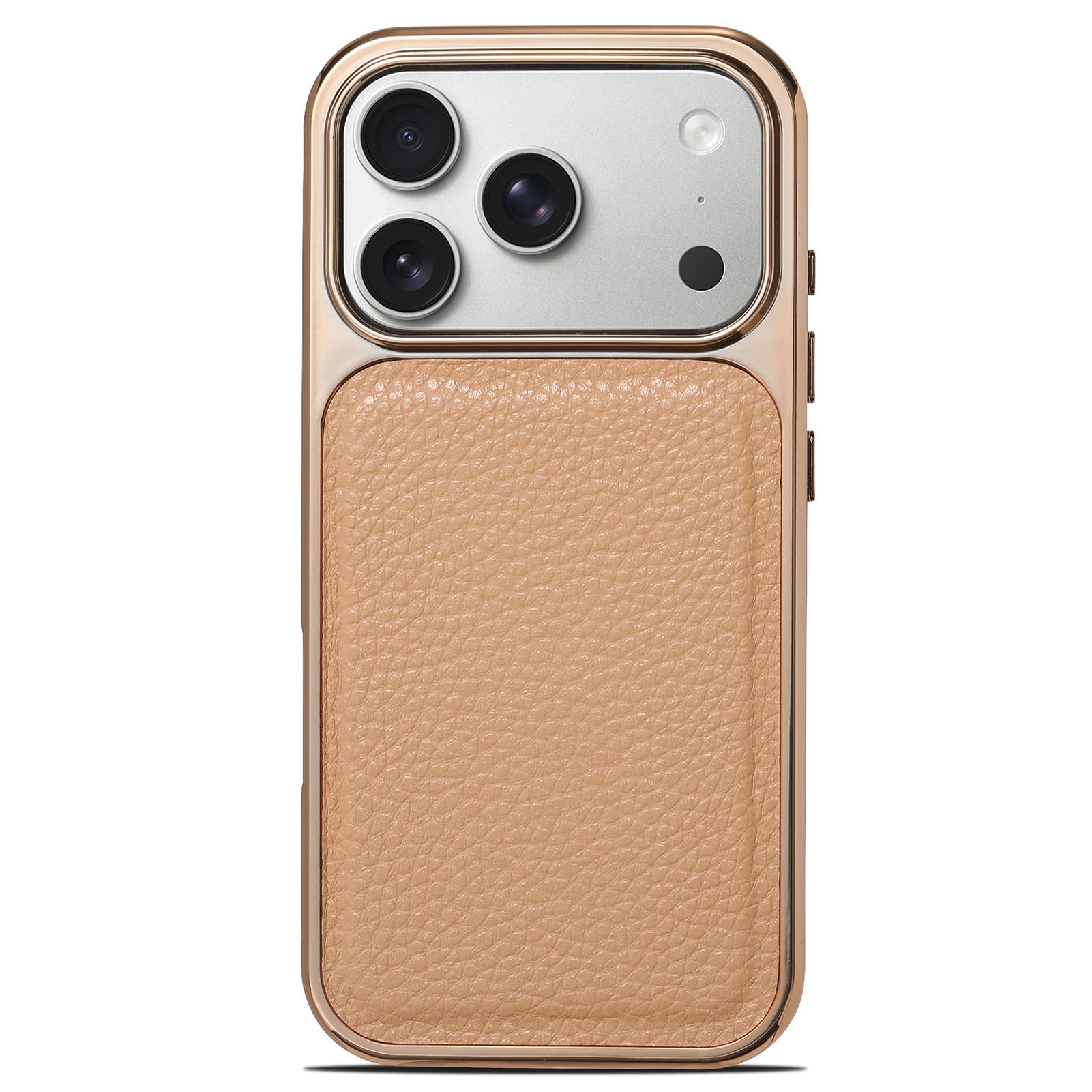 Coque en cuir iPhone 17 Pro Max style business élégant étui luxe