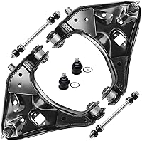 Vista 155 de Detroit Axle - Kit de suspensión delantera RWD para Chrysler 300 Dodge Challenger Charger Magnum, brazos de control superior con barras