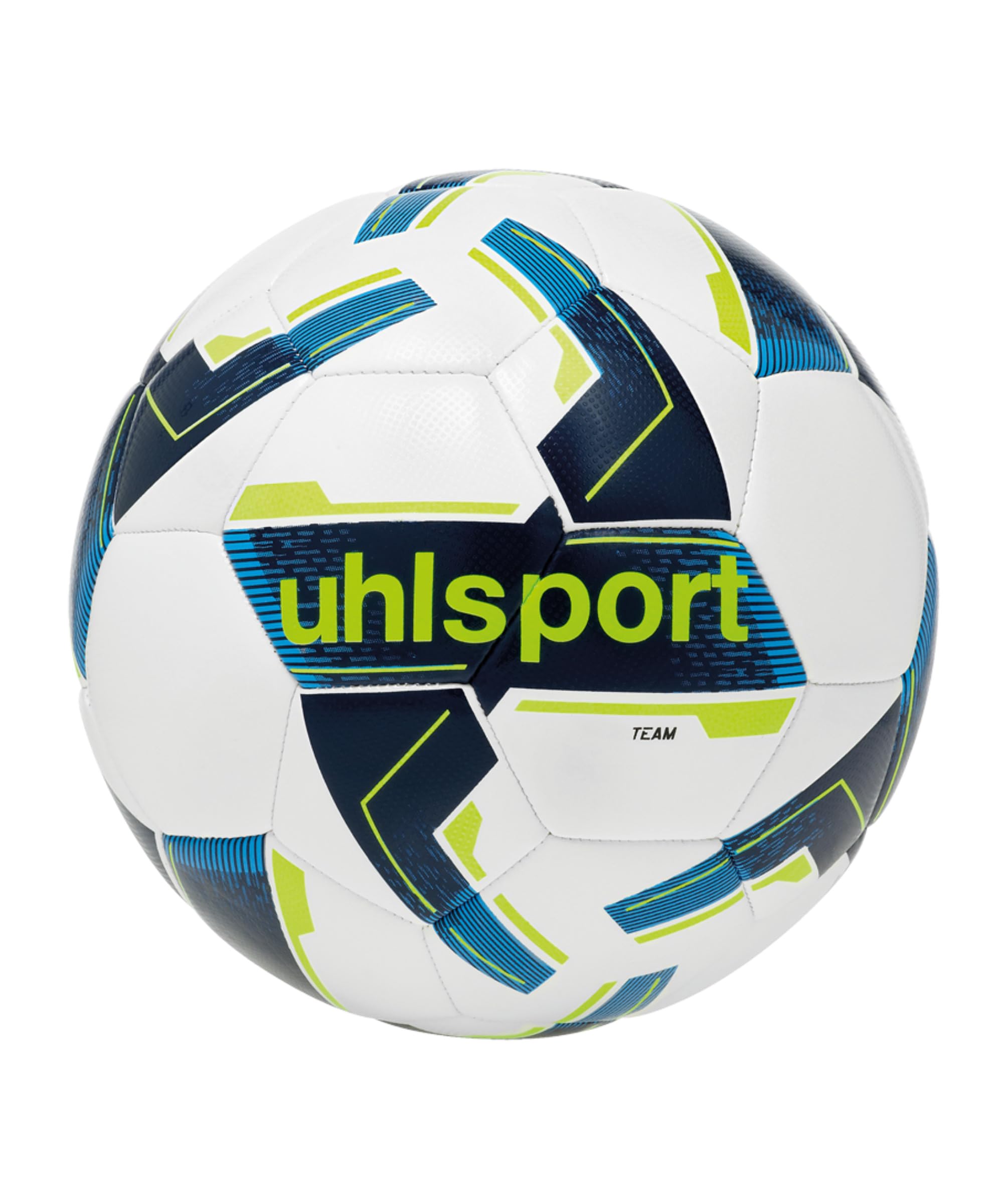 Uhlsport Team Ball Weiß/Marine/Fluo Gelb 4