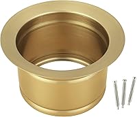 Vista 1 de Brida extendida de eliminación de basura para fregadero de cocina, brida de fregadero profundo para orificio de drenaje estándar de EE. UU.