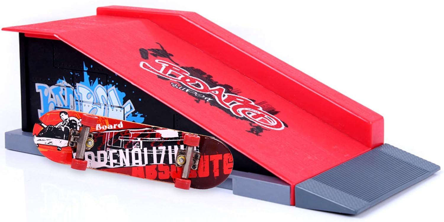 AnvFlik Mini Finger Toy Skateboard DIY Assembly Mini Finger