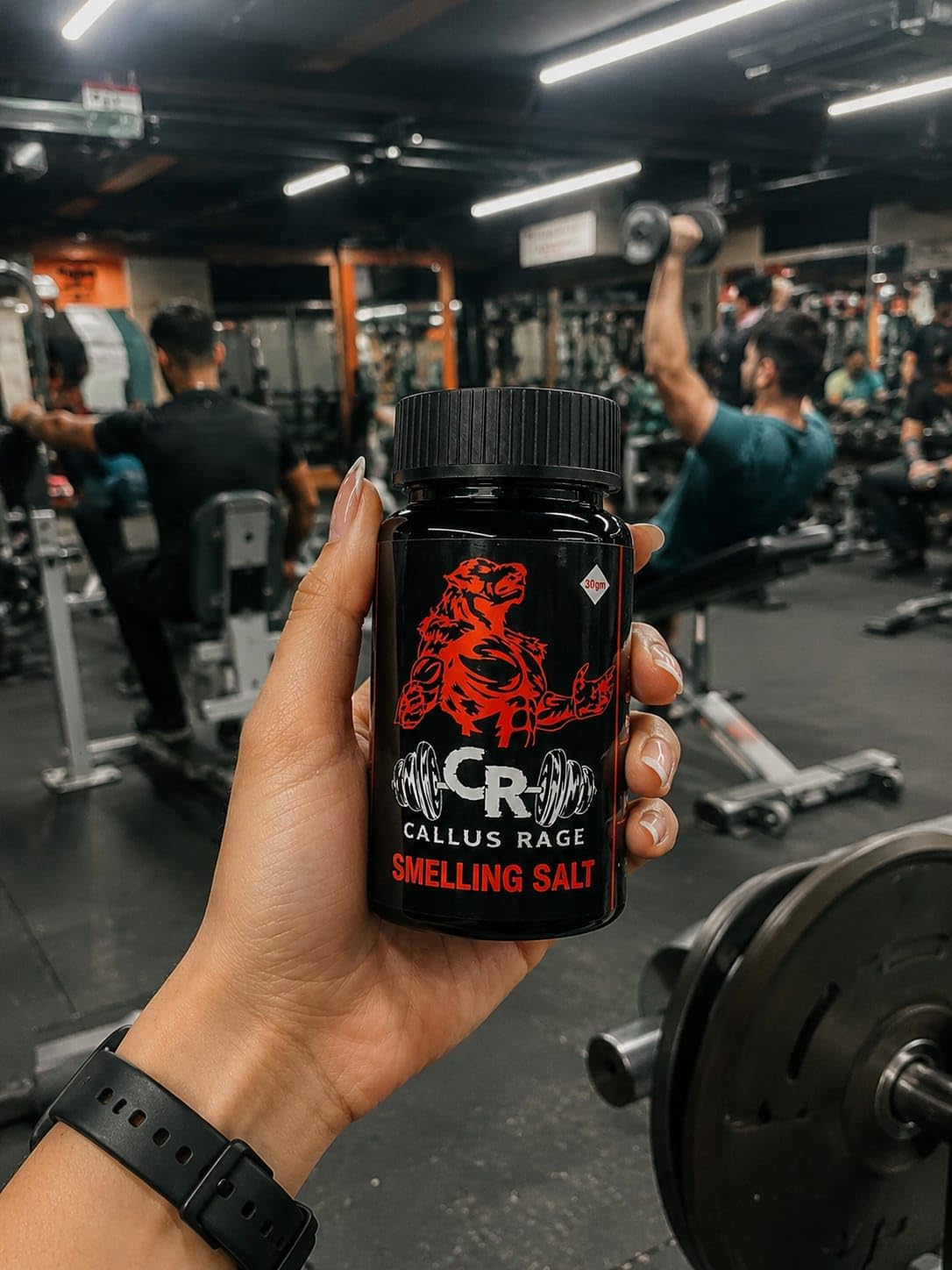Smelling Salt 30g Strong Aroma Ammonia Inhalant for Gym Weightlifting Powerlifting Crossfit Training Workout Pre Lift Focus Accessory for Athletes-image-6