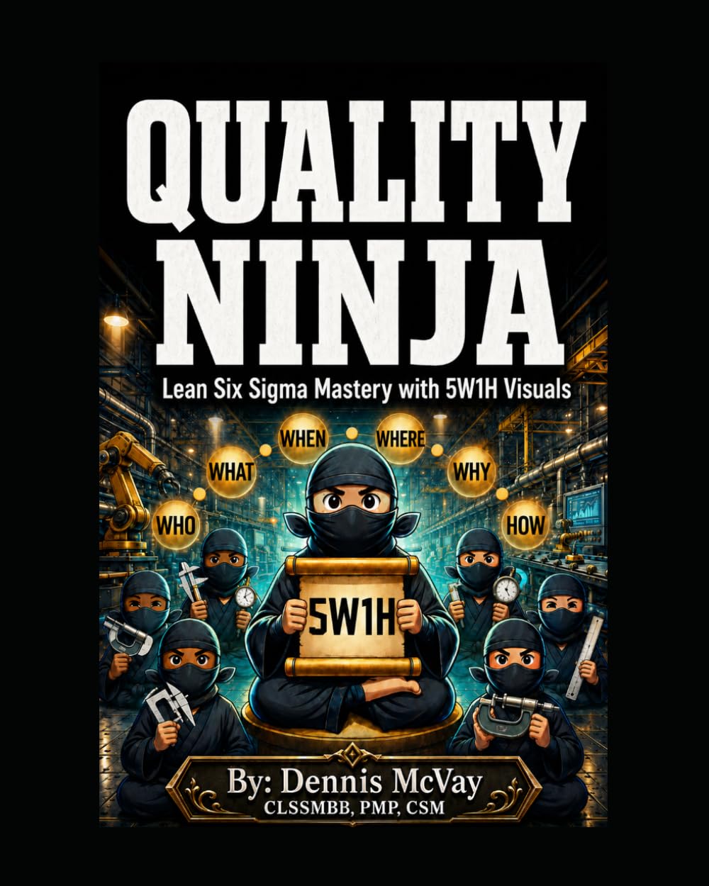 QUALITY NINJA: Lean Six Sigma Mastery with 5W1H Visuals