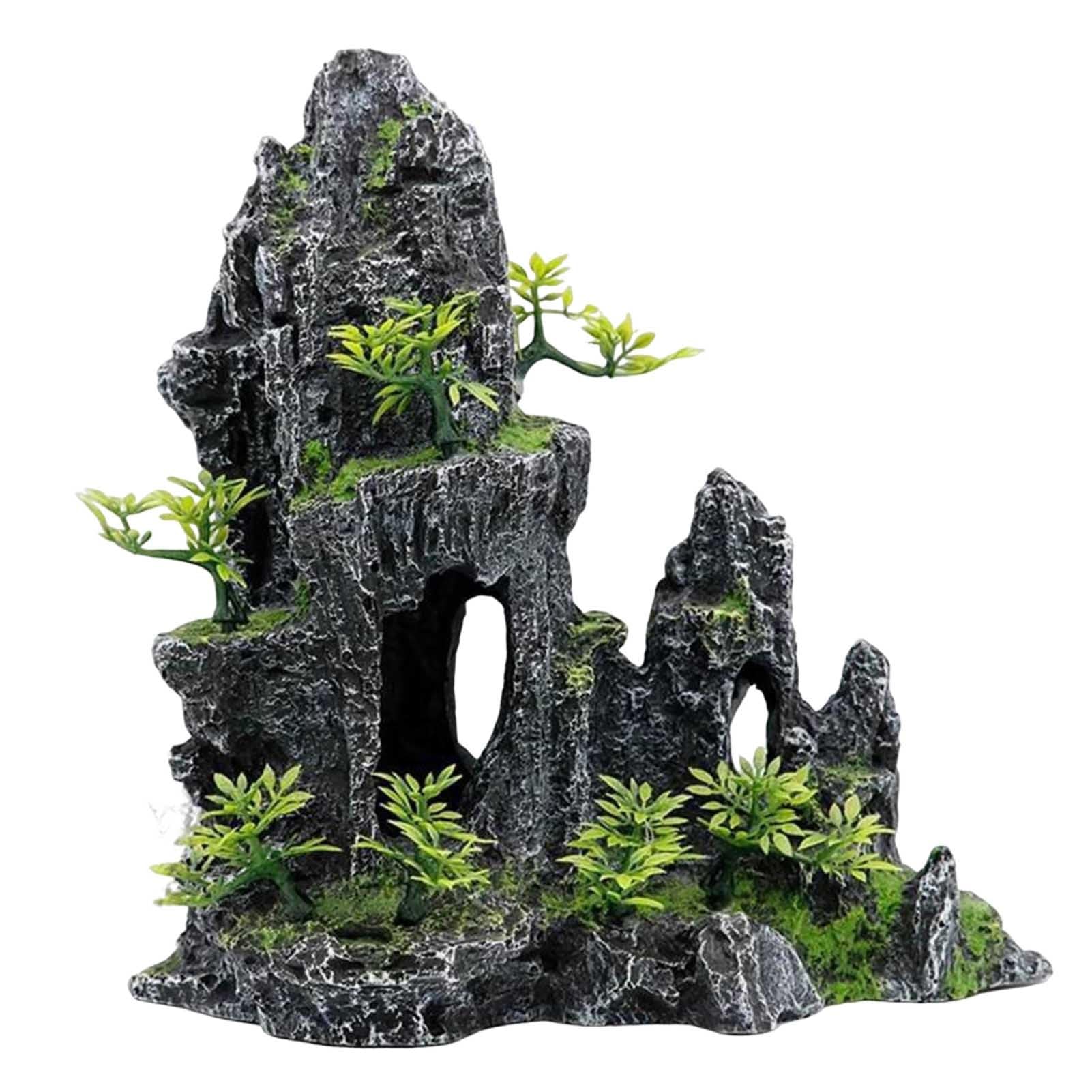 Decorazioni Classiche in Resina for acquari, Decorazioni for Rocce for acquari, Paesaggio Sottomarino con Vista sulle Montagne, Decorazioni for acquari, Accessori for acquari
