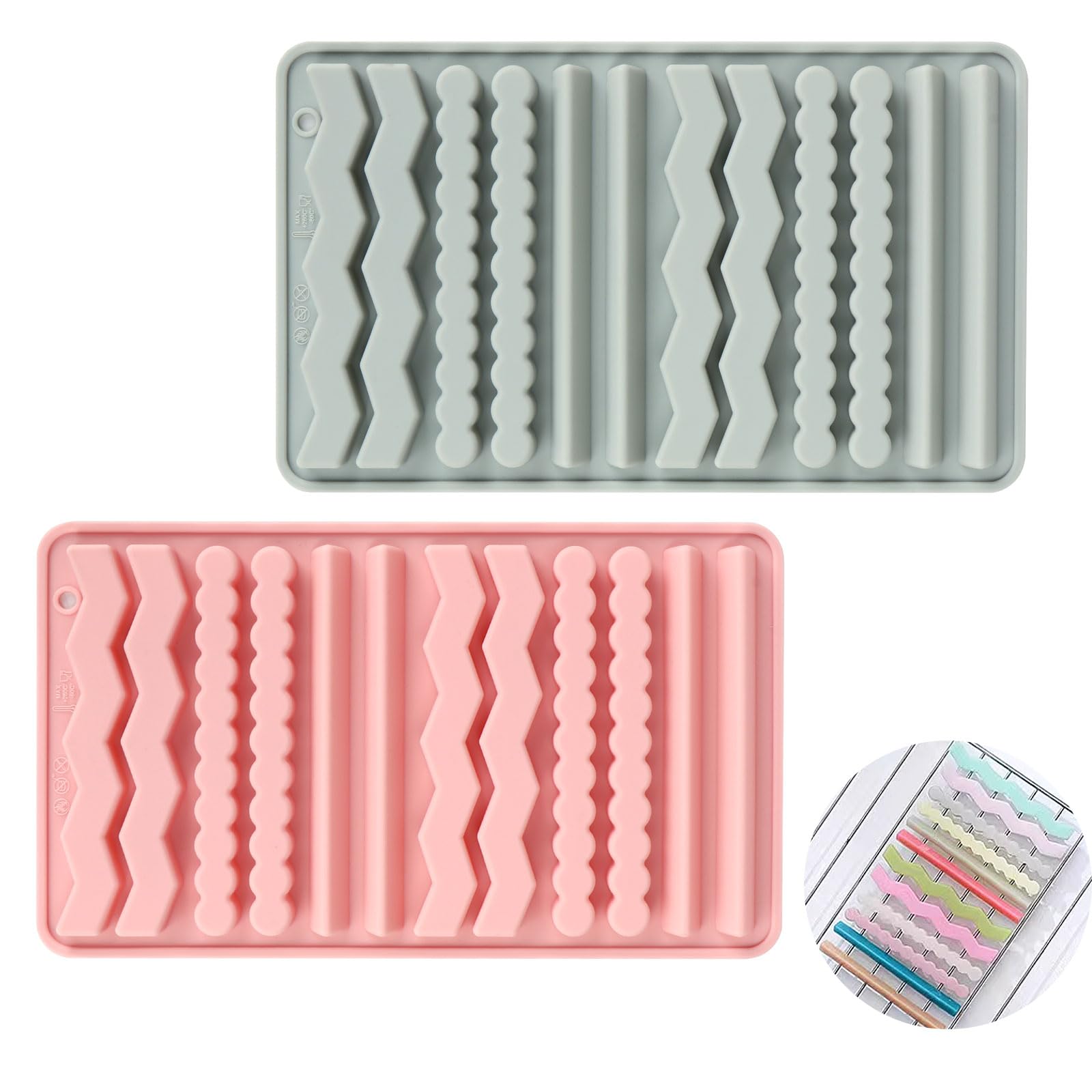 Lnjya Silikon Backmatte Für Hundekekse - 108 Förmchen Mit 3 Spachteln