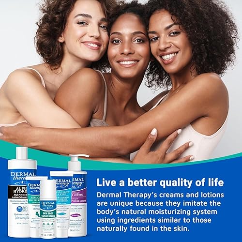 Miniatura 8 de Dermal Therapy Crema para el cuidado del talón tratamiento hidratante que repara y cura talones y pies secos, ásperos y agrietados 25% de urea y 6%