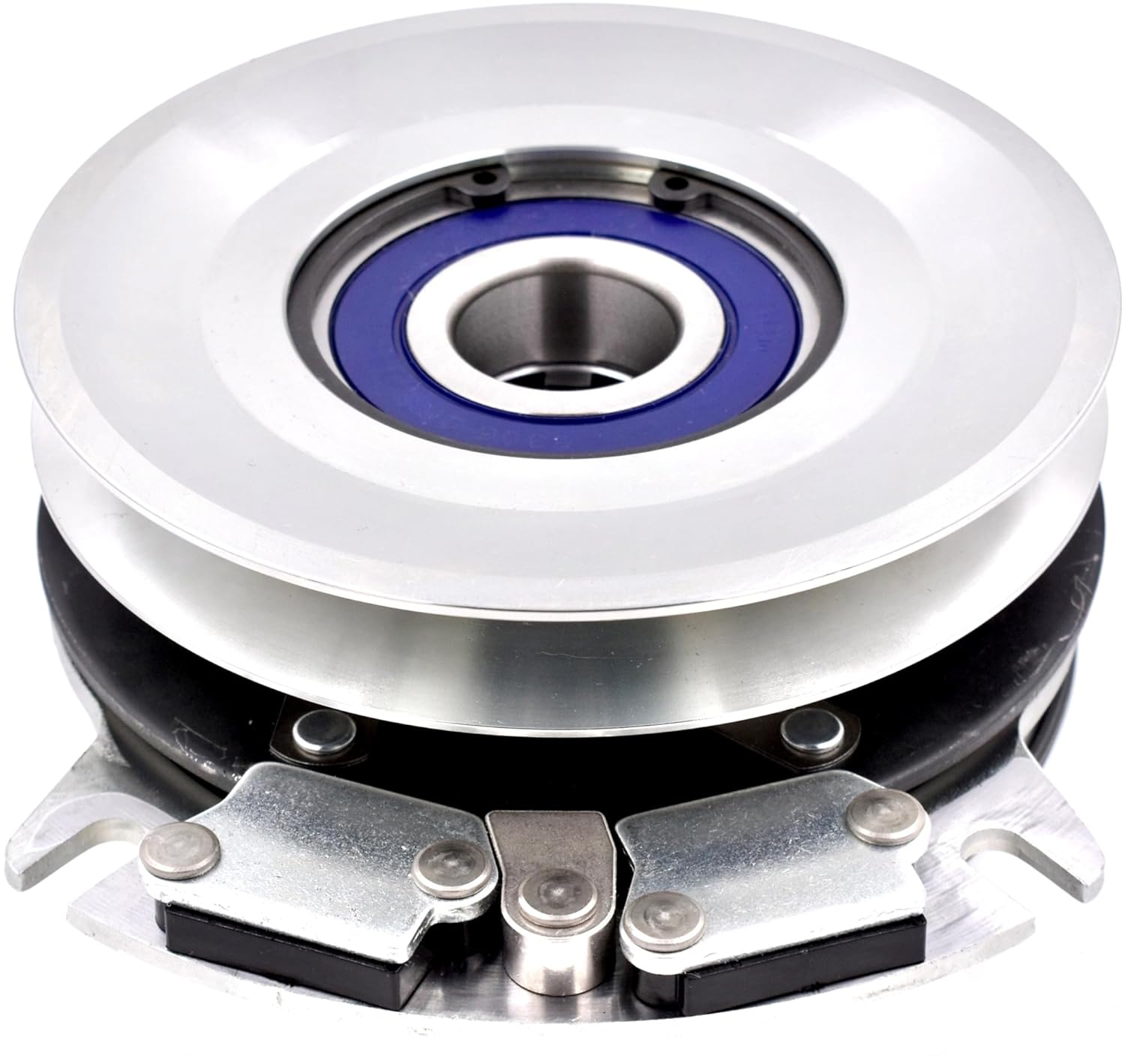 HD Switch BIGBearing HiTorque 210ftlb Billet Pulley Electric PTO Clutch fits Country Clipper E-6532 E6532 w/Larger Replaceable Pulley Bearing OEM Upgrade Lawn Mower Clutch