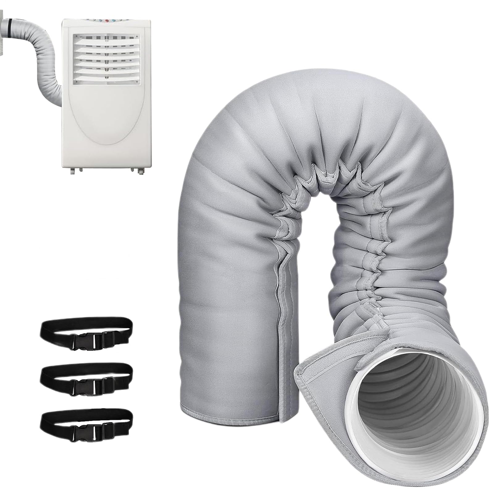 Gaine de protection pour tuyau de climatiseur bloquant l'air chaud