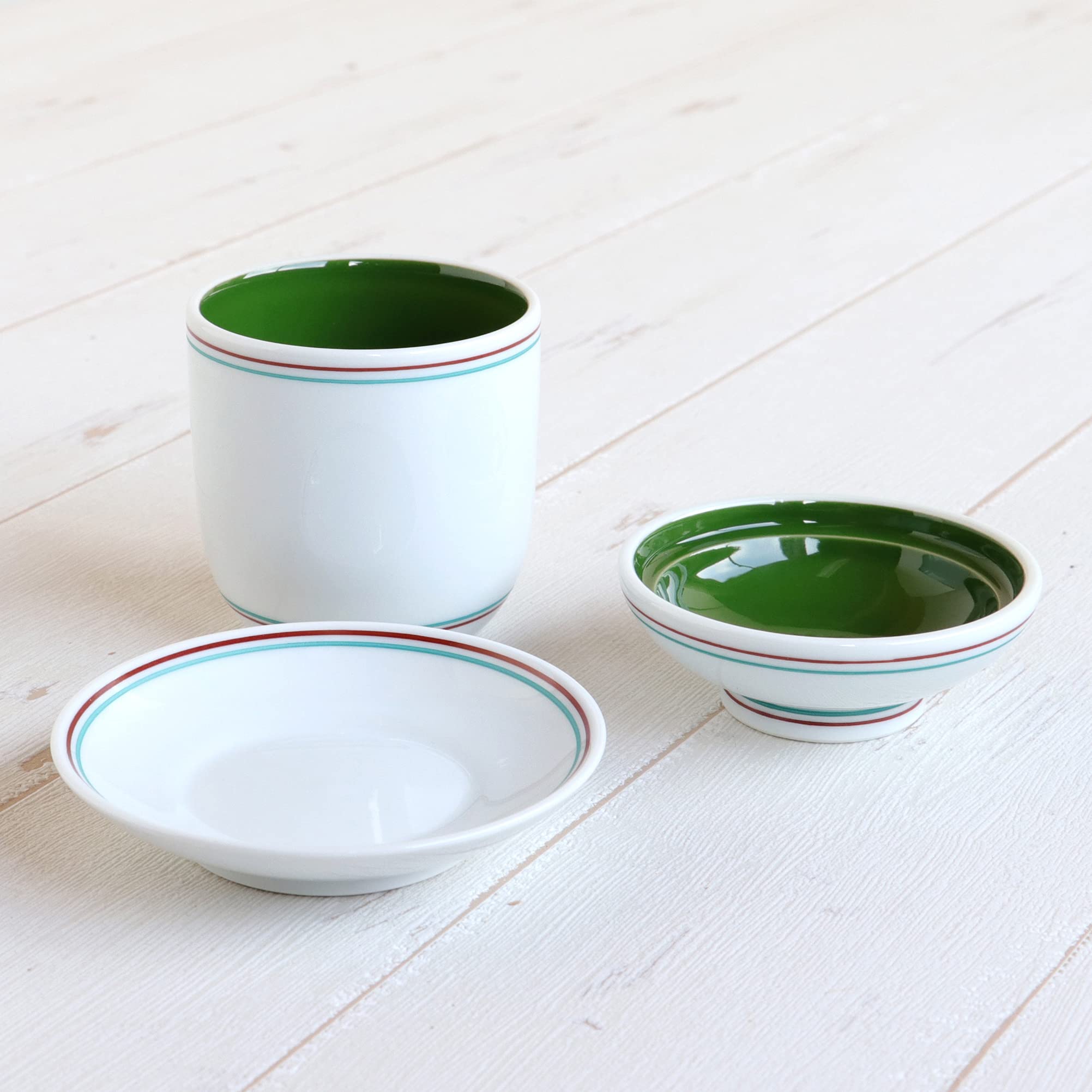 Amazon | ちゃわんむし器 茶碗蒸し 器 3個セット 食器 有田焼 錦花内