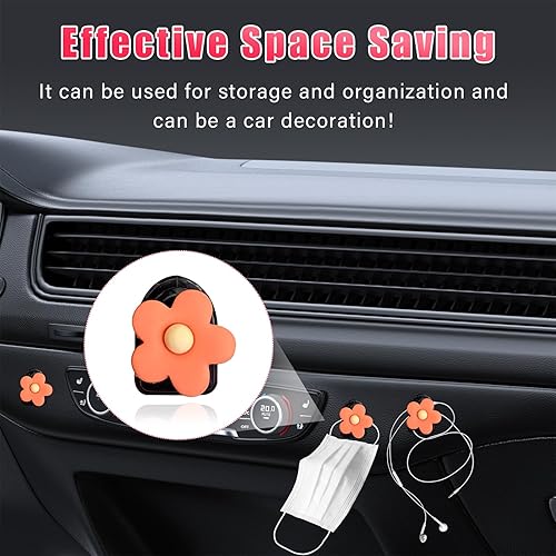 Miniatura 10 de Augeny 8 ganchos para reposacabezas de asiento de automóvil, organizador de almacenamiento para colgar ganchos de asiento de automóvil, ganchos