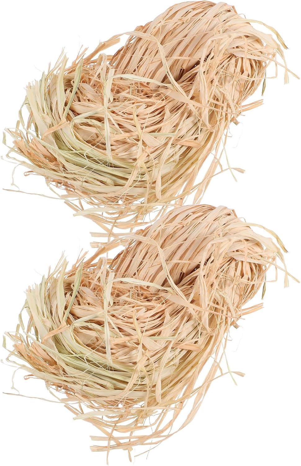 Natural Raffia Twine 100g (2x50g) Craft Ribbon for Florist Bouquets Wrapping and Christmas Holiday Decoration DIY Paper Ribbon