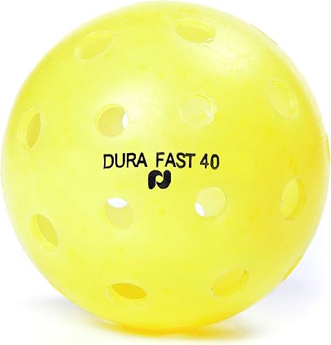 Miniatura 5 de Dura Fast 40 Pickleballs  Pelotas de pickleball al aire libre  Aprobado por USAPA y sancionado para jugar en torneos