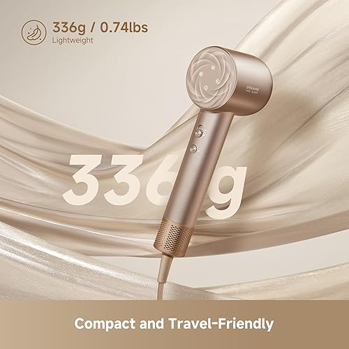 Miniatura 8 de Dreame Glory Mix Secador de pelo de alta velocidad, doble voltaje, 3 boquillas magnéticas, infusión de perfume, secado fragante personalizado,