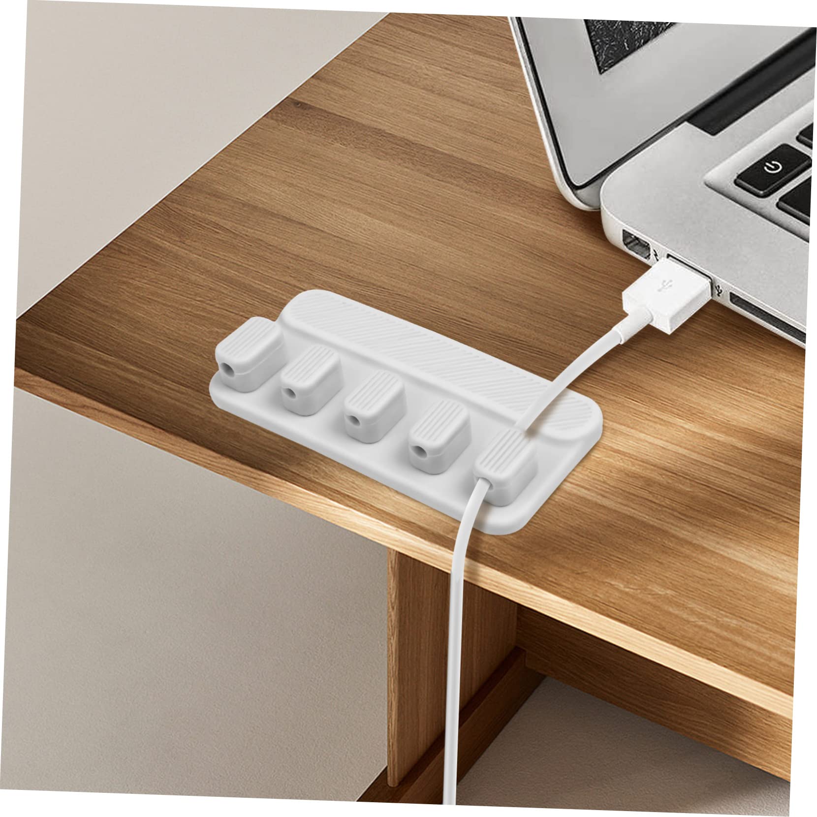 Uonlytech 4 Juegos De Clips Magnéticos Para Cables Organizador De Cables Herramienta De Gestión De Cables De Escritorio Para El Hogar La Oficina Y El Coche.