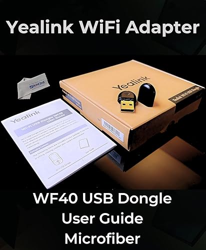 Miniatura 7 de Yealink - Adaptador WiFi WF40 Dongle USB para teléfonos VoIP modelos compatibles - T46U, T48U, T41S, T42S, T46S, T48S, T52S, T54S, T42U, T43U, T27G,